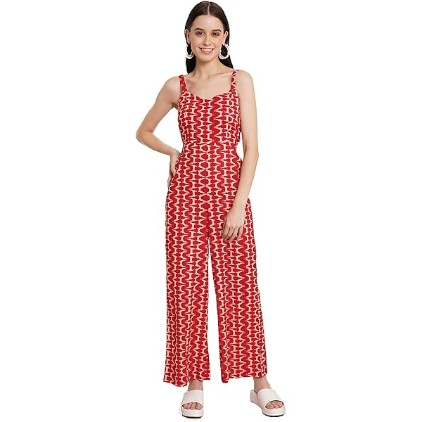 Buy LUKYCILD Women Off Shoulder Sunflower Print Jumpsuit High
